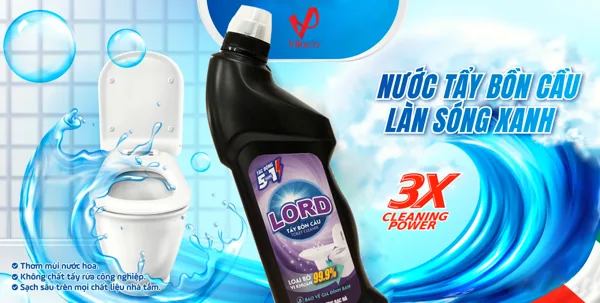 Trải Nghiệm Thực Tế Nước Tẩy Bồn Cầu Lord: Đánh Bay Mảng Bám, Hết Mùi Khó Chịu