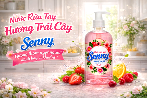 Tết Sạch Khuẩn, Tay Thơm Ngọt Ngào Với Senny Hương Trái Cây