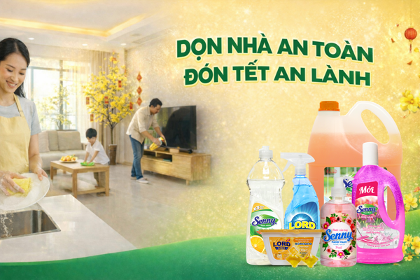 Giải Pháp Làm Sạch An Lành Cho Cả Nhà Với Bộ Sản Phẩm Senny & Lord