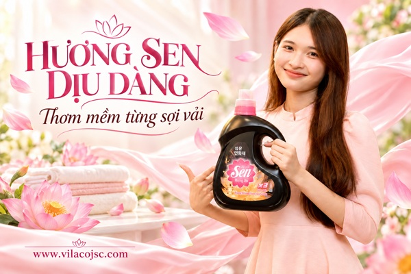 Nước Xả Làm Mềm Vải Sen Huyền Bí Hương Nước Hoa – Lưu Giữ Hương Thơm Tinh Tế Trên Từng Sợi Vải