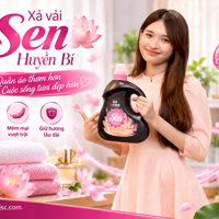 Xả Vải Sen Huyền Bí – Hương Sen Dịu Dàng, Mềm Mại, Lưu Hương Lâu Dài