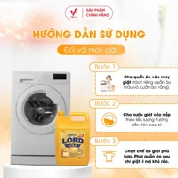 Nước Giặt Lord Gold Hương Nước Hoa 4.8kg