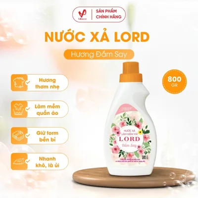 Nước Xả Làm Mềm Vải LORD Hương Đắm Say 800g