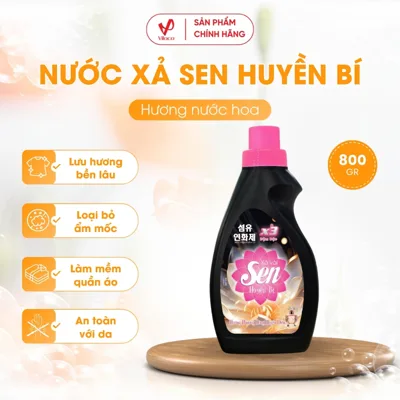 Nước Xả Làm Mềm Vài Sen Huyền Bí Hương Nước Hoa 800g