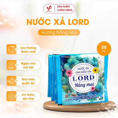 Nước Xả Làm Mềm Vải LORD Hương Nắng Mai Gói Nhỏ 20g