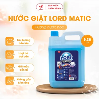 Nước Giặt Chuyên Dùng Cho Máy Giặt Cửa Trước Lord Matic 9.36 Kg
