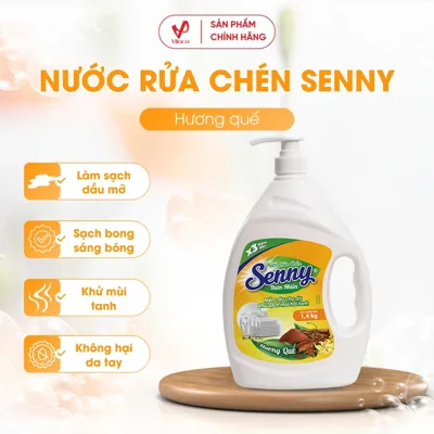 Nước Rửa Chén Senny Hương Quế 1.4kg