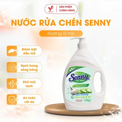 Nước Rửa Chén Senny Thiên Nhiên Tinh Chất Lô Hội 1.4kg