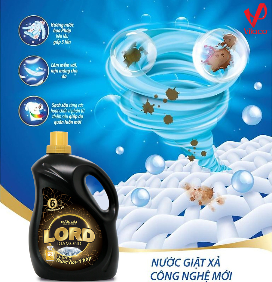 Nước Giặt Xả Vải Lord Diamond 