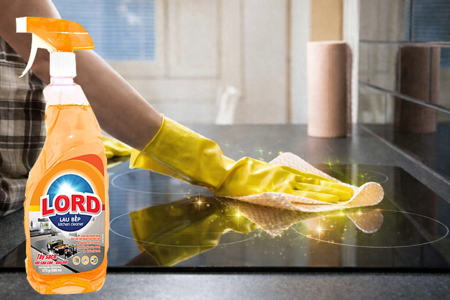 Nước Lau Bếp Lord Hương Chanh 