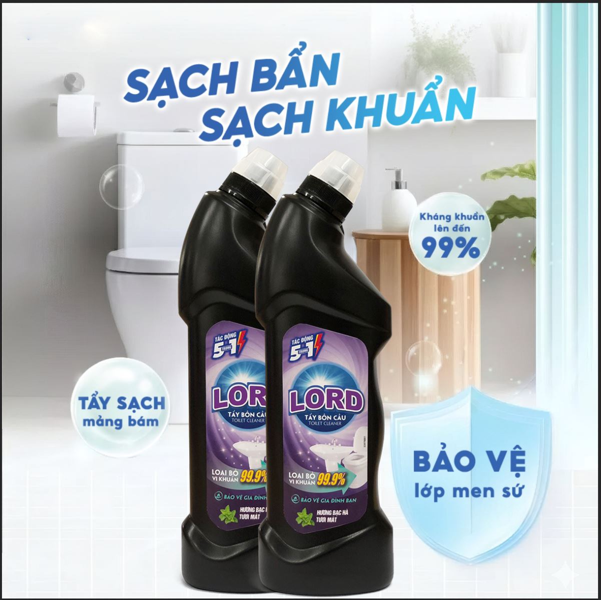 Nước Tẩy Bồn Cầu Lord