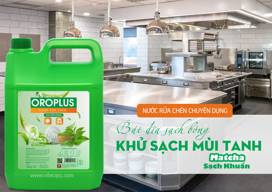 Nước rửa bát cho nhà hàng siêu sạch, siêu tiết kiệm - Oroplus