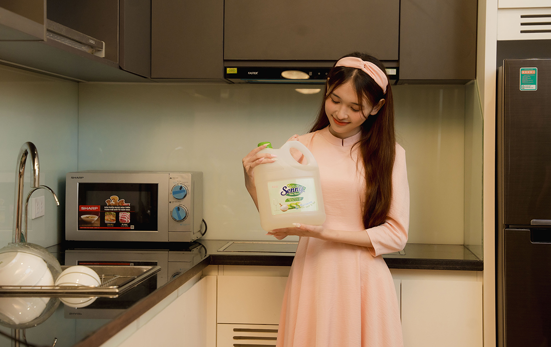Nước Rửa Chén Senny Lô Hội - Sạch Bóng Dầu Mỡ, Dịu Nhẹ Tự Nhiên