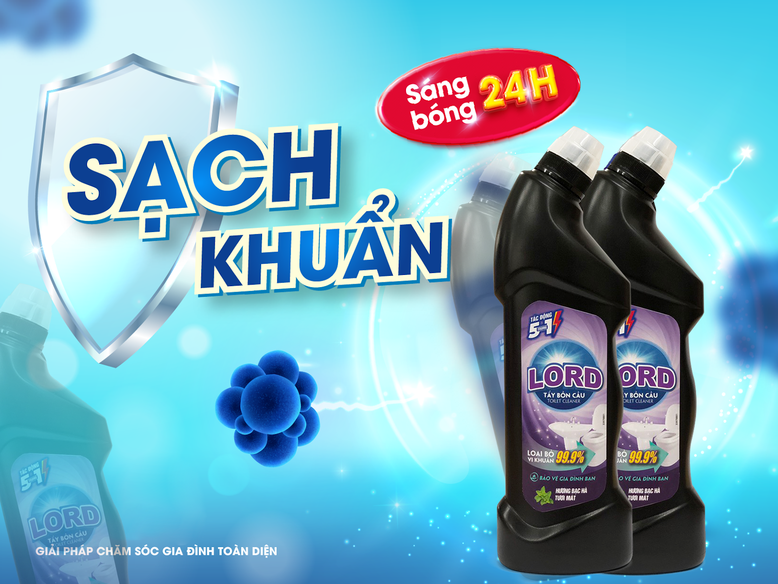 Mỗi Ngày Làm Sạch Dễ Dàng – Bồn Cầu Luôn Trắng Tinh Với Lord