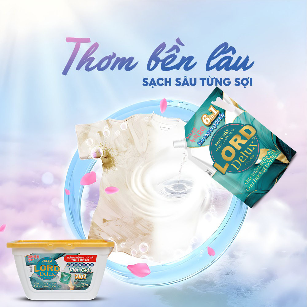 Đẳng Cấp Thơm Sang – Lord Delux Hương Nước Hoa Cho Quần Áo Sạch Mềm & Quyến Rũ