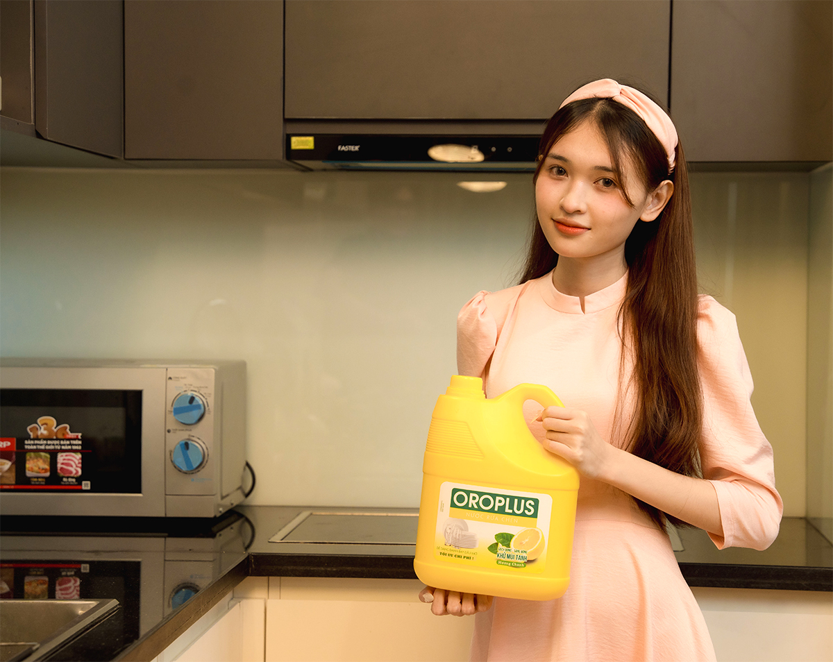 An Tâm Rửa Chén Cho Cả Gia Đình Cùng OROPLUS Hương Chanh