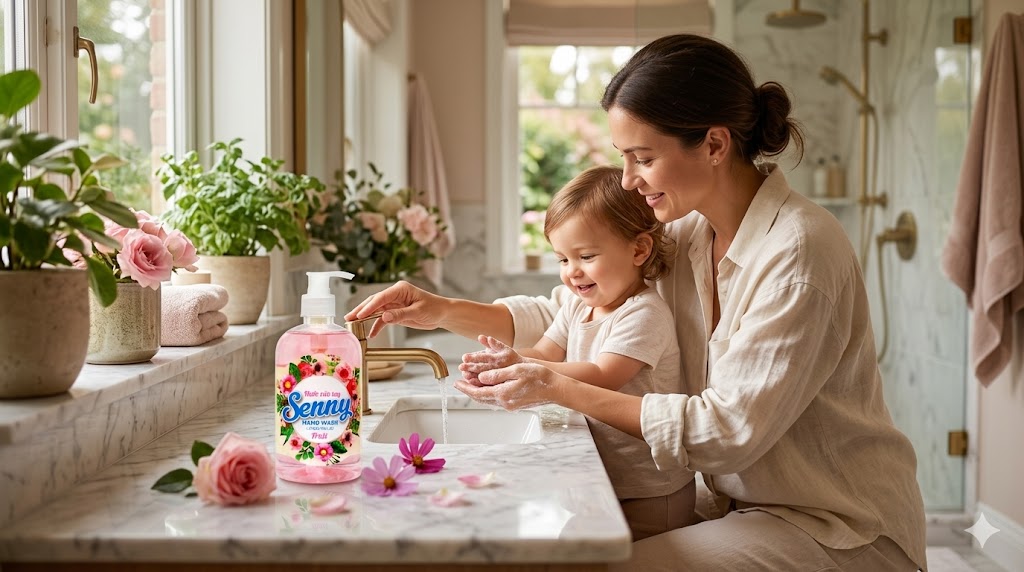 Nước Rửa Tay Senny Hương Trái Cây - Sạch Tay Thơm Mát, Dịu Nhẹ Cho Cả Gia Đình
