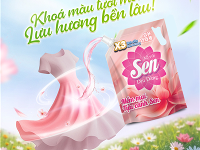 Thơm Dịu Vương Vấn – Nước Xả Vải Sen Cho Trang Phục Chuẩn Mềm Mại