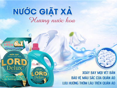 Nước Giặt Hương Nước Hoa Lord Delux – Quần Áo Sạch Thơm Sang Trọng Suốt Cả Ngày