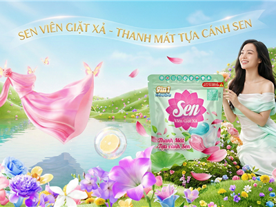 VIÊN GIẶT XẢ SEN THANH MÁT TỰA CÁNH SEN – GIẢI PHÁP GIẶT GIŨ TIỆN LỢI KHIẾN CHỊ EM “THÍCH MÊ”