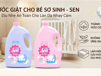 Nước Giặt Cho Bé Sơ Sinh Sen– Bí Quyết Chăm Sóc Làn Da Non Nớt Của Trẻ 