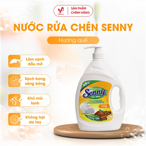 Nước Rửa Chén Senny Hương Quế 1.4kg
