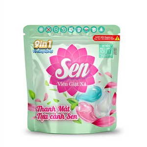 Viên Giặt Xả Sen thanh mát tựa cánh sen